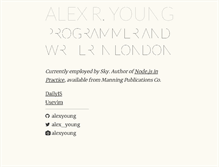 Tablet Screenshot of alexyoung.org